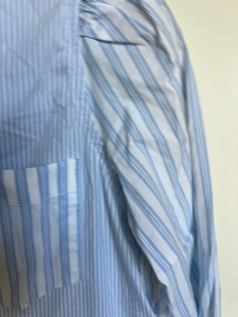 crown & ivy Light Blue & White Striped Shirt Dress - Picture 4 of 5